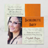 FOTO INSERT ~ Postkarte / Einladung Bachelorette (Vorne/Hinten)