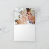 Foto Inside Love Birds Perchask Damask Dankeskarte (Innenseite)