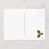 Foto Instagram Collage Holiday Postkarte (Rückseite)