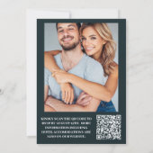 Foto Italien Hochzeit in Urlaubsort Como Einladung (Rückseite)