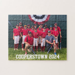 Foto-Jahr der Zusammenarbeit NY Baseball Team Puzzle