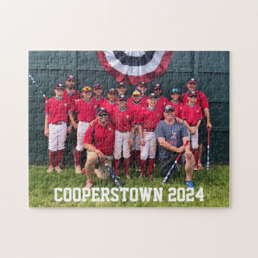 Foto-Jahr der Zusammenarbeit NY Baseball Team Puzzle (Horizontal)