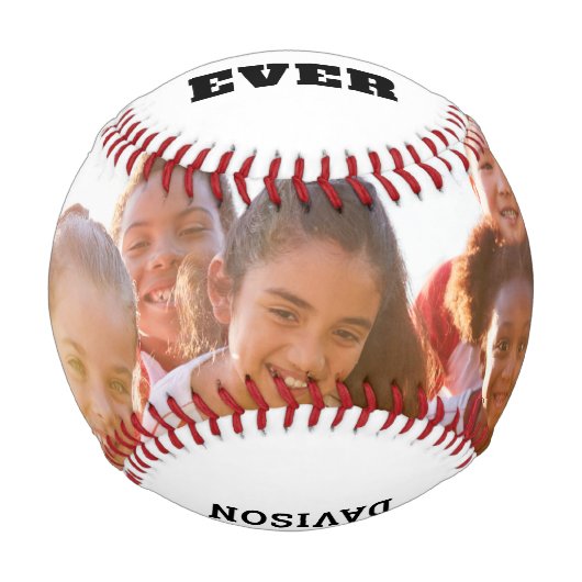 Foto-Jahr-Team Bester Coach je Name Baseball (Rückseite)