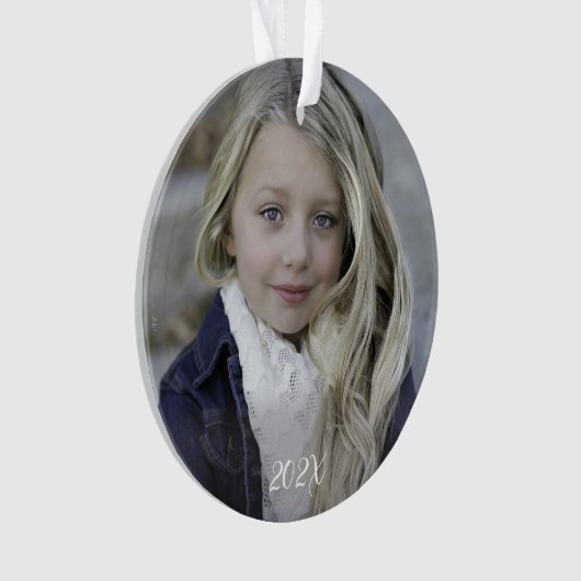 Foto Jahr Wald Wasser Farbe  Ornament (Vorderseite)