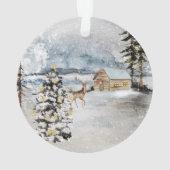 Foto Jahr Wald Wasser Farbe Ornament (Rückseite)