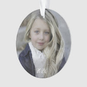 Foto Jahr Wald Wasser Farbe Ornament (Vorderseite)