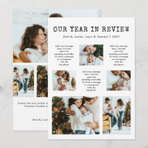 Foto-Jahresrückblick-Feiertagskarte Feiertagskarte