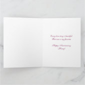 Foto-Jahrestag Karte (Innenseite)