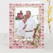 Foto-Jahrestag Karte (Gelbe Blume)