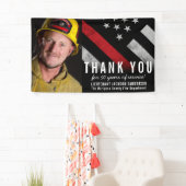 Foto-Jahrestag Rote Linie Feuerwehrruhestand Banner (Insitu)