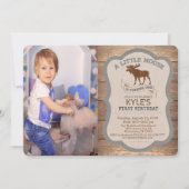 FOTO/JEDES ALTER - Elchenkinder zum Geburtstag Ein Einladung (Vorderseite)