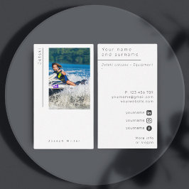 Foto Jetski moderne Business Card Visitenkarte