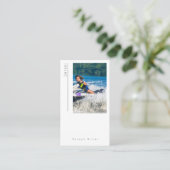 Foto Jetski moderne Business Card Visitenkarte (Stehend Vorderseite)