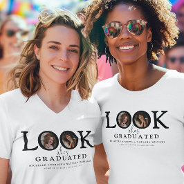 Foto-Joint-Abschluss 'Schau mal, wer abgeschlossen T-Shirt
