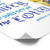 Foto Joshua 24 15 Bibelverse Poster (Ecke)