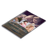Foto Journal Oma Opa Custom Gift Großkind Notizblock (Linke Seite)