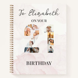 Foto-Journale mit niedlicher benutzerdefinierter F Notizblock