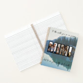 Foto-Journale mit niedlicher benutzerdefinierter F Notizblock (Innenseite)