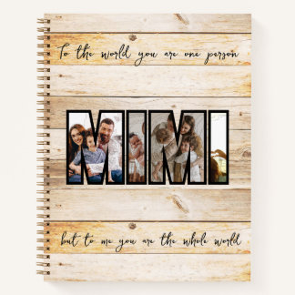 Foto-Journale mit niedlicher benutzerdefinierter F Notizblock