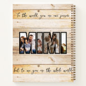 Foto-Journale mit niedlicher benutzerdefinierter F Notizblock (Rückseite)