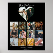 Foto Jubiläum 12 Monate Poster (Vorne)