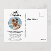 *~* FOTO Jubiläum AP54 Absract Love Birds Postkarte (Rückseite)