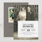 Foto Jubiläum Einladung (Vorne/Hinten)