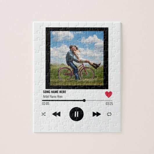 Foto Jubiläum Unique Music Player Liebe Puzzle (Vertikal)