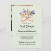 Foto-Jubiläumskarte Einladung zur Dusche (Vorne/Hinten)