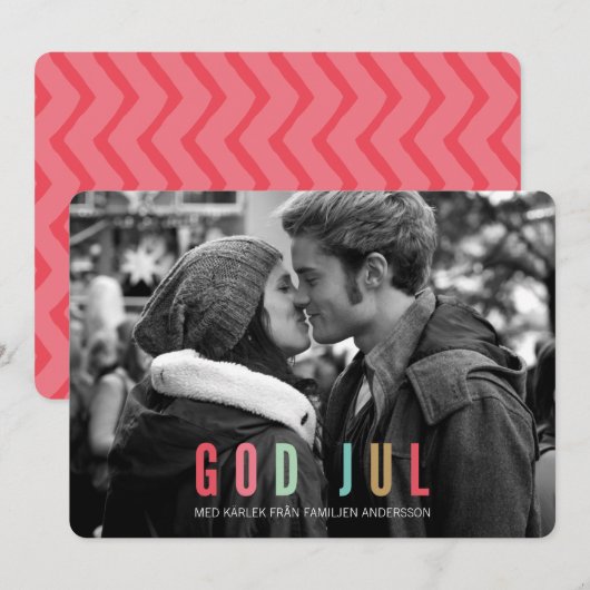 Foto Julkort | Gottesjul (Vorne/Hinten)