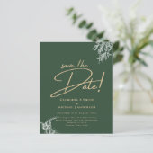 Foto JUNIPER GREEN Wedding Save the Date (Stehend Vorderseite)