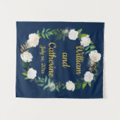 Foto-Kabine-Dekoration, Grüne Hochzeitsnacht Wandteppich (Vorderseite (Horizontal))