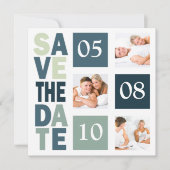 Foto-Kabine speichern benutzerdefinierte Daten Save The Date (Vorderseite)