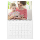 Foto-Kalender 2024 mit Bild pro Monat Grau Kalender (Mär 2027)