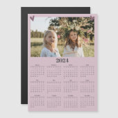 Foto-Kalender 2024 - Zeitschrift Magnet Rosa (Vorne/Hinten)