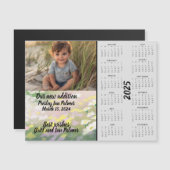 Foto-Kalender 2025 Magnetkarte (Vorne/Hinten)