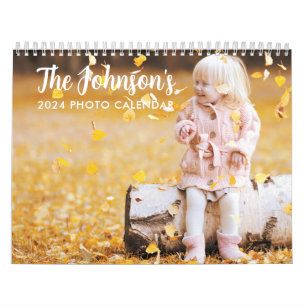 Foto-Kalender 2026   Bearbeitbarer Jahrestext Kalender