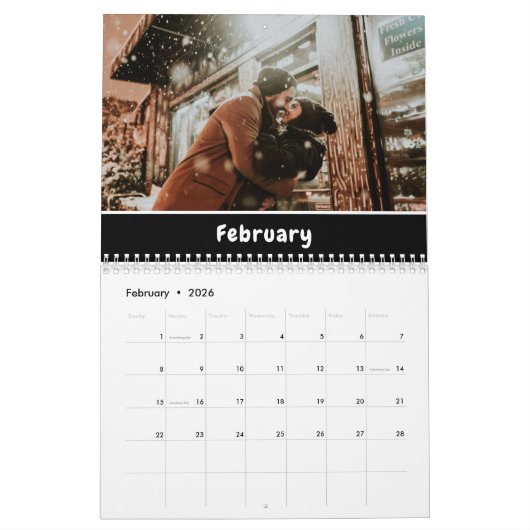 Foto-Kalender 2026 mit 12 monatlichen Fotos Kalender (Feb 2026)