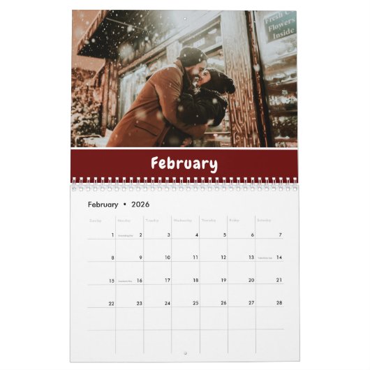 Foto-Kalender 2026 mit 12 monatlichen Fotos Kalender (Feb 2026)