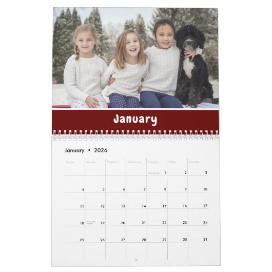 Foto-Kalender 2026 mit 12 monatlichen Fotos Kalender (Jan 2026)