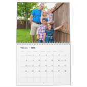 Foto-Kalender | Bearbeitbarer Jahrestext Kalender (Feb 2026)