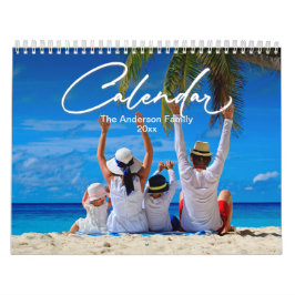 Foto-Kalender der Familie, Bearbeiten eines benutz Kalender