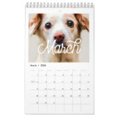 Foto-Kalender der Retro-Skriptfamilie 2026 Kalender (Mär 2026)