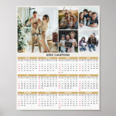 Foto-Kalender für benutzerdefinierte Collage-Famil Poster (Vorne)