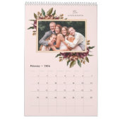 Foto-Kalender für Burgundy-Floral Kalender (Feb 2026)