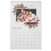 Foto-Kalender für Burgundy-Floral Kalender (Jan 2026)