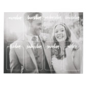 Foto-Kalender für Wöchentlich Notizblock (Vorderseite)