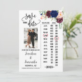 Foto-Kalender marokkanische Hochzeit Einladung (Stehend Vorderseite)