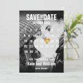 Foto Kalender Rodelbahn mit Aussicht Save The Date (Stehend Vorderseite)