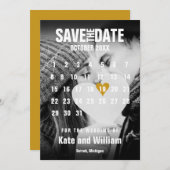 Foto Kalender Rodelbahn mit Aussicht Save The Date (Vorne/Hinten)